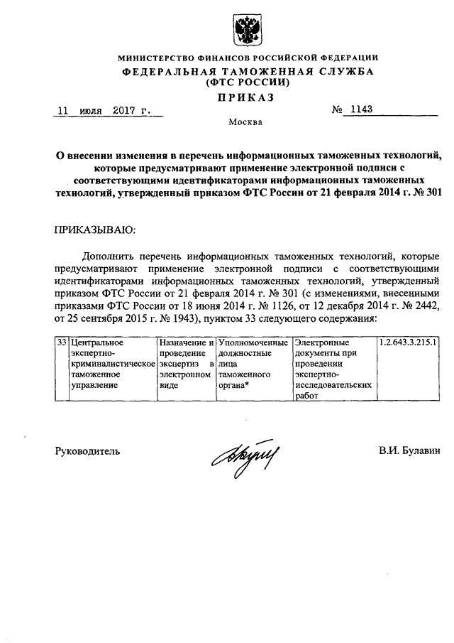 Приказ об использовании эцп от имени руководителя организации образец