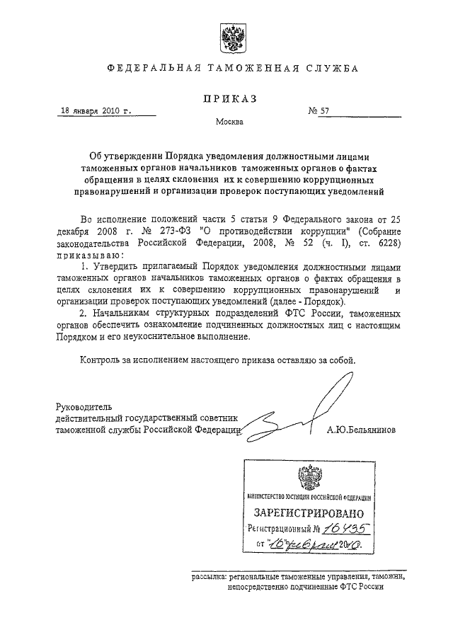 Каким приказом фтс россии утверждено руководство по метрологическому обеспечению таможенных органов