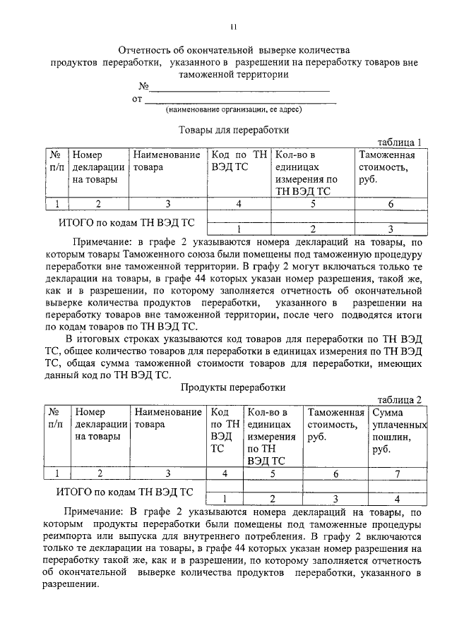 ПРИКАЗ ФТС РФ От 13.04.2011 N 778 "ОБ УТВЕРЖДЕНИИ ФОРМ ОТЧЕТНОСТИ.