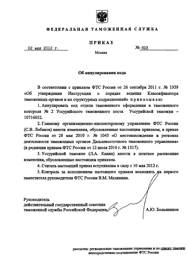 Приказ следственного комитета 2. Приказ ФТС России от 12.05.2011 номер 971. Приказ таможенной службы. Приказ бухгалтерии ФТС РФ. Приказ 384 ФТС кратко.